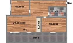 Trosoban stan, Novi Sad, prodaja, 87m2, 147400e, id910551