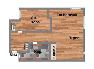 Jednoiposoban stan, Novi Sad, Kej, prodaja, 42m2, 125460e, id960404