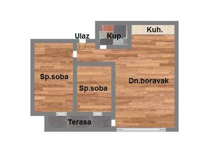 Trosoban stan, Novi Sad, Novo Naselje, prodaja, 66m2, 147600e, id981075