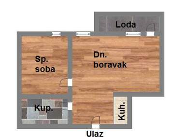 Dvosoban stan, Novi Sad, Novo Naselje, prodaja, 40m2, 91850e, id981834