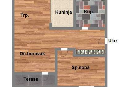 Jednoiposoban stan, Novi Sad, prodaja, 38m2, 72440e, id983591