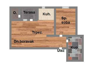 Dvosoban stan, Novi Sad, Telep, prodaja, 47m2, 111320e, id1017240
