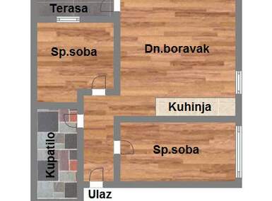 Dvoiposoban stan, Novi Sad, Adice, prodaja, 41m2, 71180e, id1049584