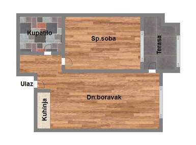 Jednoiposoban stan, Novi Sad, Adice, prodaja, 37m2, 67270e, id1059080