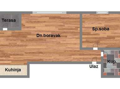 Dvosoban stan, Novi Sad, ADICE, prodaja, 42m2, 74310e, id1059096