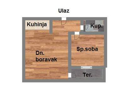 Dvosoban stan, Novi Sad, Nova Detelinara, prodaja, 43m2, 124240e, id1070343