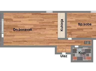 Dvosoban stan, Novi Sad, prodaja, 43m2, 106390e, id1181660