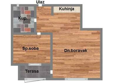 Dvosoban stan, Novi Sad, prodaja, 42m2, 97850e, id1195752