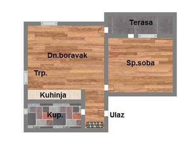 Dvosoban stan, Novi Sad, prodaja, 43m2, 70630e, id1198253