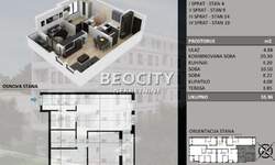 Trosoban stan, Stara Pazova, Centar, prodaja, 56m2, 70000e, id1199037