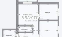 Trosoban stan, Beograd, Mirijevo I, prodaja, 60m2, 110200e, id1200056