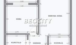 Dvosoban stan, Beograd, Mirijevo I, prodaja, 47m2, 86500e, id1200654