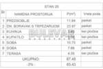 Trosoban stan, Niš, Čalije, prodaja, 65m2, 111230e, id1237410