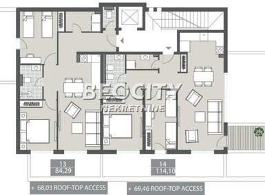 Trosoban stan, Tivat, Centar, prodaja, 84m2, 470000e, id1253876