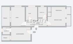 Trosoban stan, Beograd, Batajnica, prodaja, 68m2, 50000e, id1254472