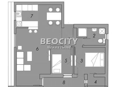 Trosoban stan, Beograd, Sremčica, prodaja, 62m2, 99550e, id1256966