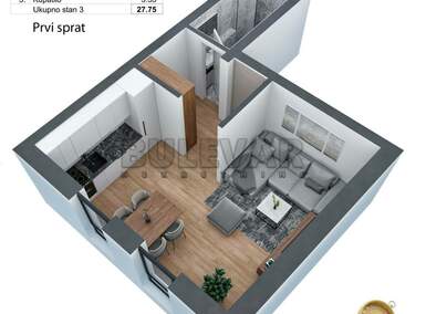 Garsonjera, Niš, Centar, prodaja, 28m2, 61800e, id1272029