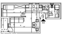 Dvosoban stan, Novi Sad, Lipov Gaj, prodaja, 42m2, 69220e, id1170984