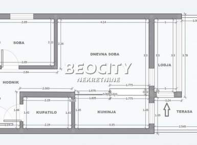 Dvosoban stan, Beograd, Rakovica, prodaja, 46m2, 70000e, id1295938