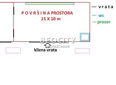 Poslovni prostor / Lokal, Beograd, Zemun (novi Grad), izdavanje, 150m2, 700e, id1317718