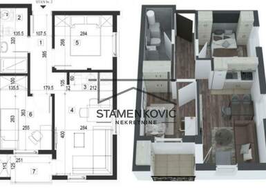 Dvoiposoban stan, Novi Sad, Adice, prodaja, 40m2, 71200e, id914426