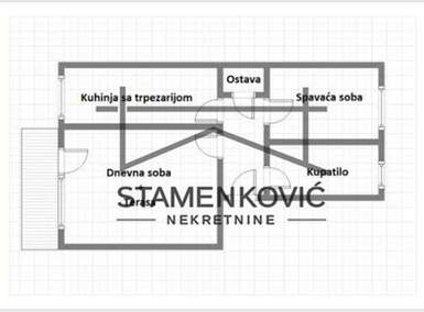 Dvosoban stan, Novi Sad, Podbara, prodaja, 48m2, 123600e, id1280932