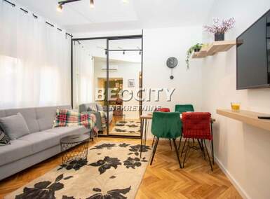 Jednosoban stan, Beograd, Stari Grad, izdavanje, 33m2, 650e, id1323978