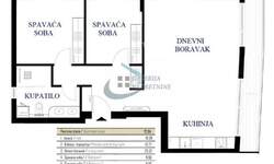 Trosoban stan, Beograd, Zeleno Brdo, prodaja, 80m2, 250000e, id1325092