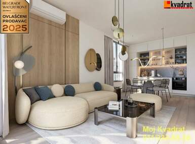 Dvosoban stan, Beograd, Beograd na vodi, prodaja, 48m2, 209888e, id1336480