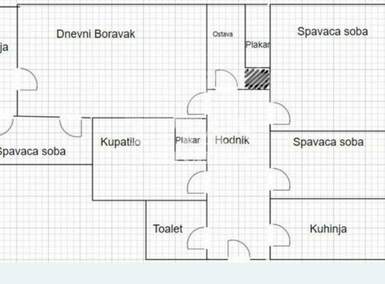 Troiposoban stan, Beograd, Blok 38, prodaja, 86m2, 210000e, id1173371