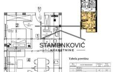 Dvosoban stan, Novi Sad, Adamovićevo Naselje, prodaja, 41m2, 80400e, id1348491