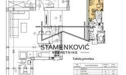 Dvoiposoban stan, Novi Sad, Adamovićevo Naselje, prodaja, 51m2, 93780e, id1348493