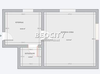 Jednosoban stan, Beograd, Voždovac, prodaja, 37m2, 82900e, id1350543