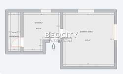 Jednosoban stan, Beograd, Voždovac, prodaja, 39m2, 82900e, id1350545